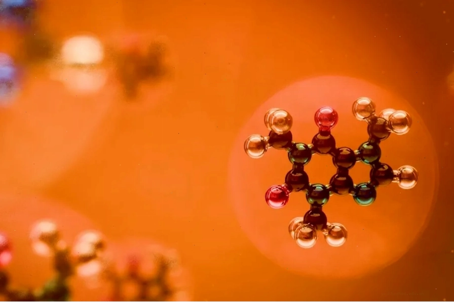 Example of a visual aid for nanotechnology presentation