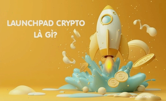 Giao diện nền tảng Launchpad giới thiệu dự án tiền điện tử mới