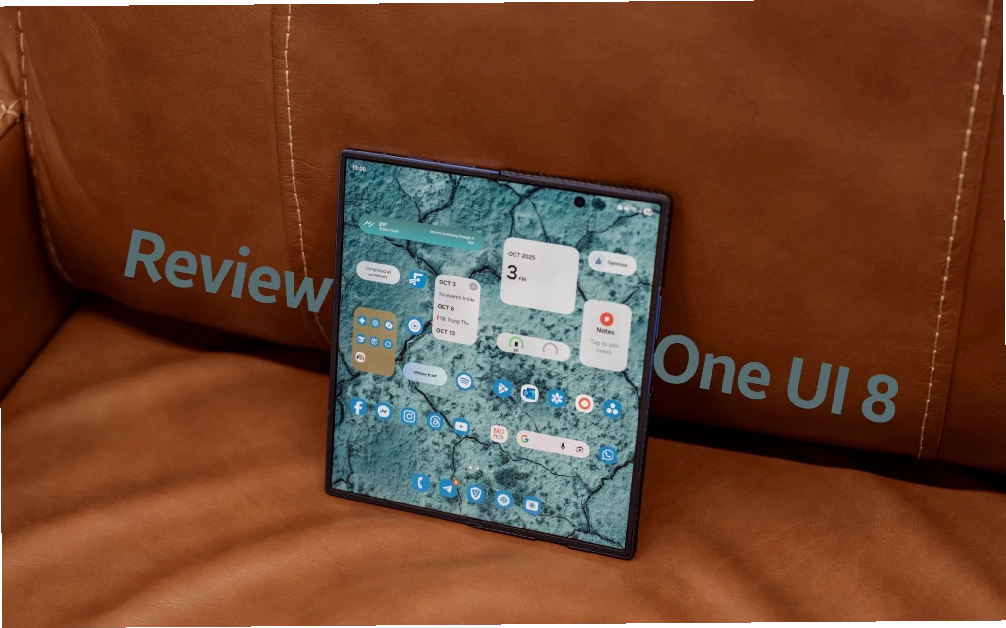 Giao diện One UI 8 trên Samsung Galaxy S25 Edge