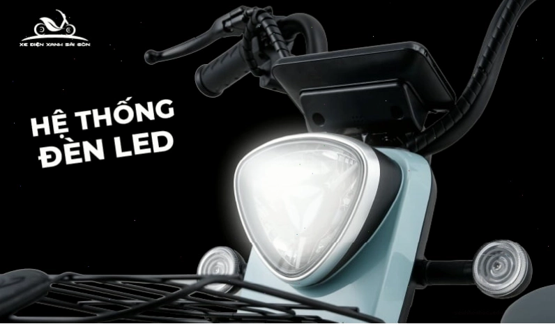 Hệ thống đèn LED trên xe Yadea i6