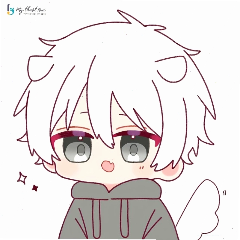 Hình ảnh chibi nam và nữ dễ thương với phong cách hiện đại