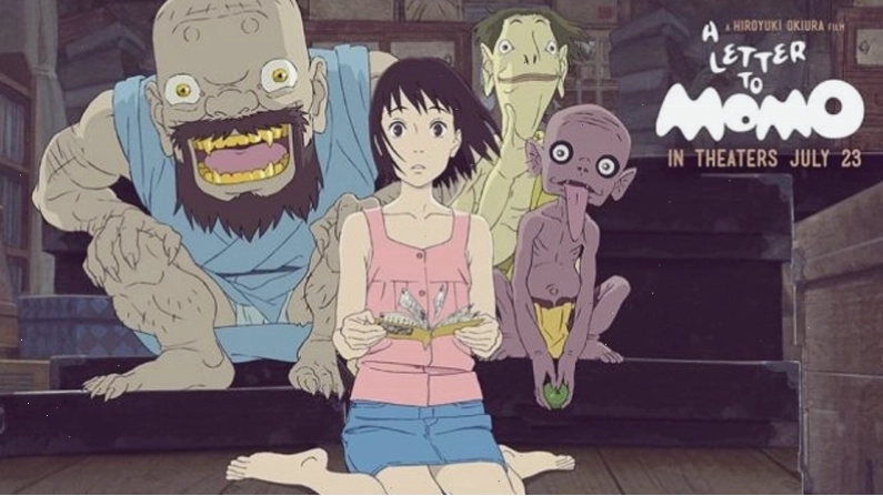 Hình ảnh nhân vật anime trong bộ phim Lá thư gửi đến Momo
