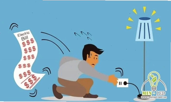 Hình ảnh trái đất với biểu tượng tiết kiệm năng lượng