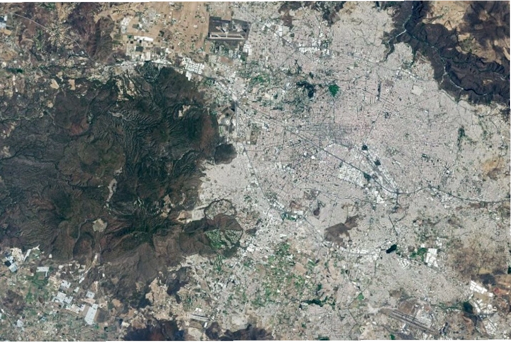 Hình ảnh vệ tinh về thành phố Guadalajara