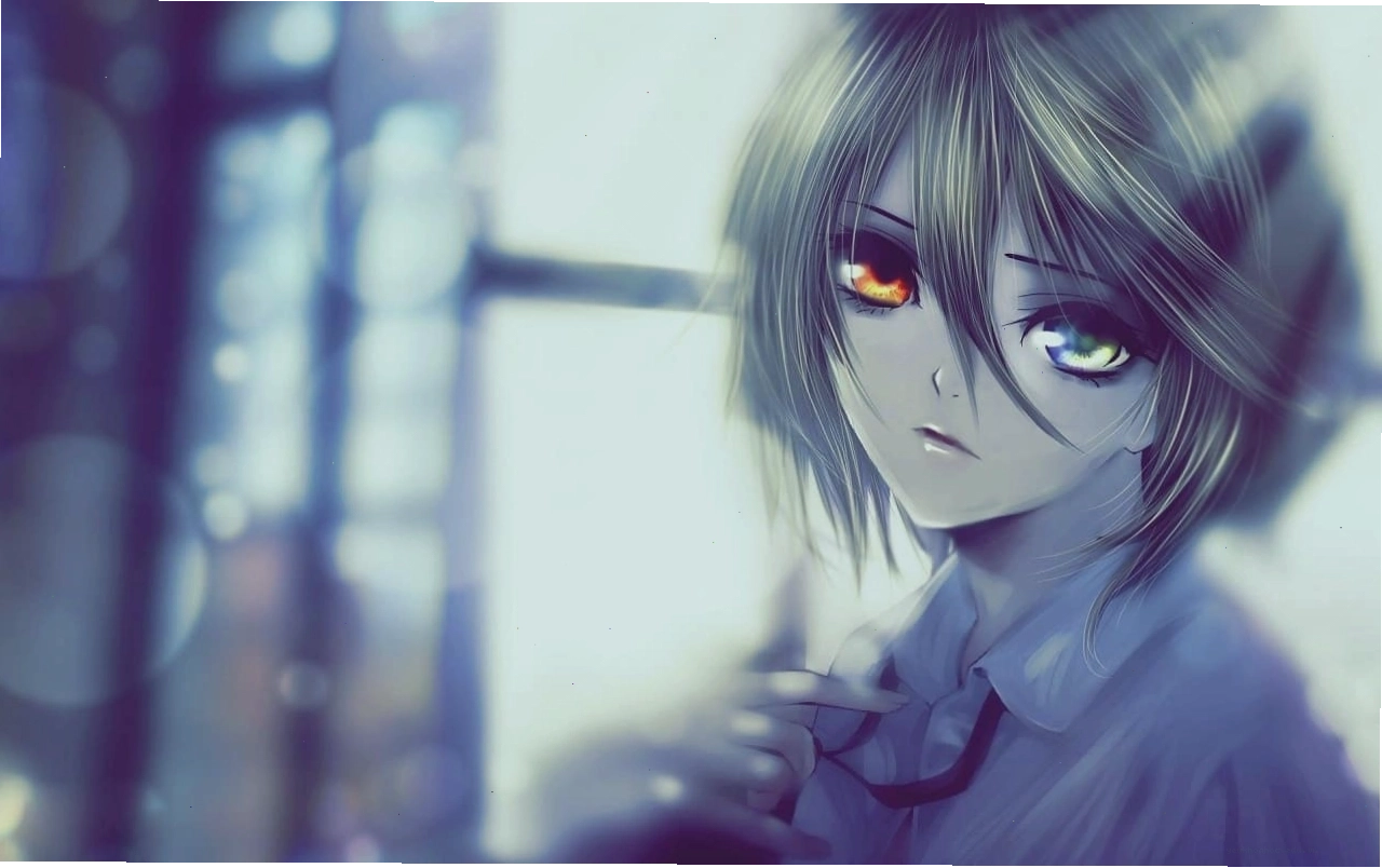 Hình Anime Buồn Nữ Lạnh Lùng đau đớn với biểu cảm tuyệt vọng