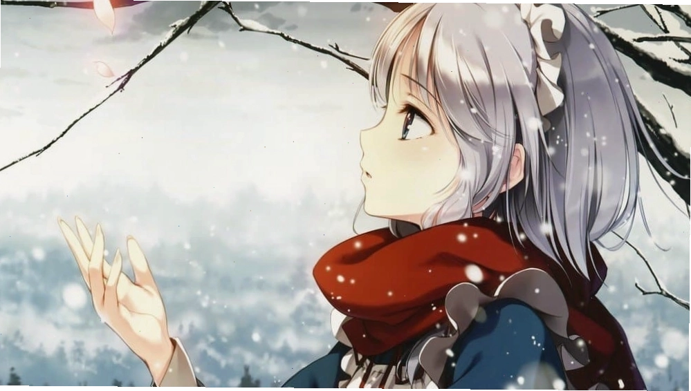 Hình Anime Buồn Nữ Lạnh Lùng toát lên vẻ u sầu
