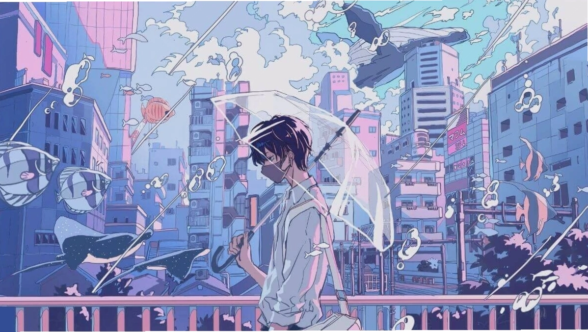 Hình nền anime nam 4K ấn tượng, thể hiện sự mạnh mẽ
