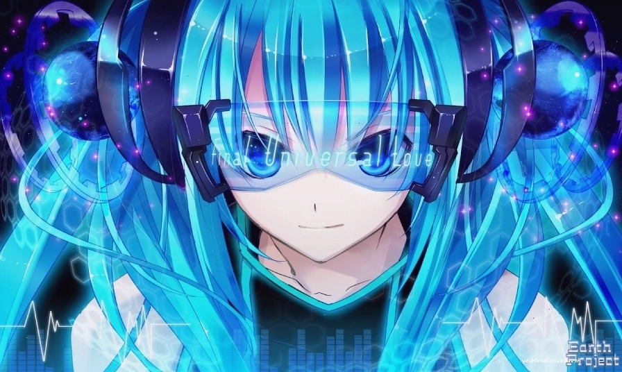 Hình nền máy tính Anime 3D với đồ họa sắc nét