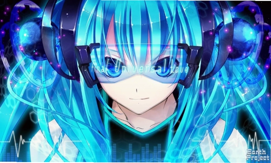 Hình nền máy tính Anime 3D với phong cảnh thiên nhiên hùng vĩ