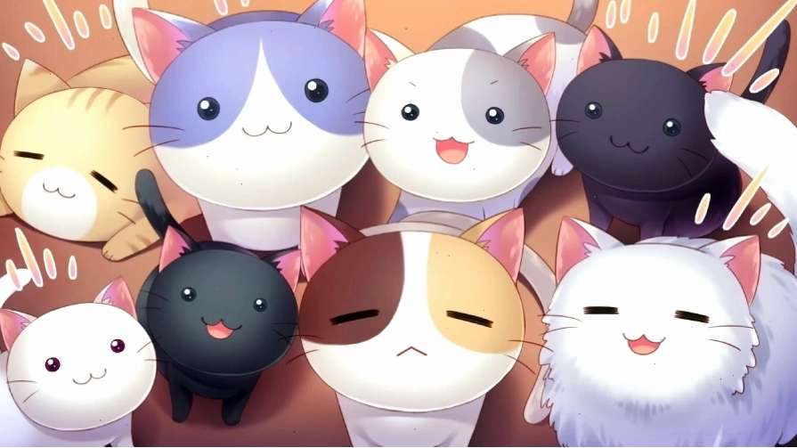 Hình nền máy tính Anime với phong cách tối giản