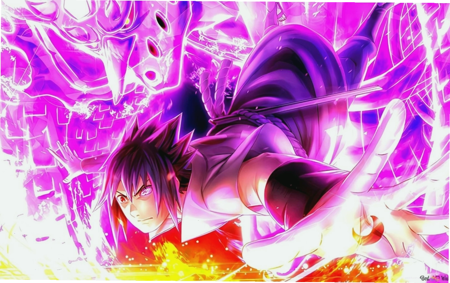 Hình nền Sasuke Uchiha trong phiên bản mạnh nhất