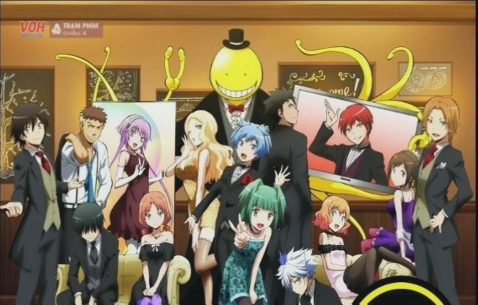Học sinh lớp 3-E chuẩn bị kế hoạch ám sát thầy Koro trong Assassination Classroom