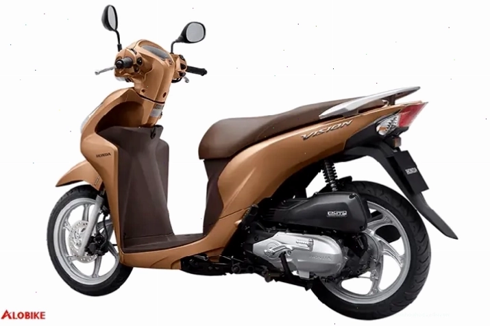 Honda Vision màu nâu đất 2025 sang trọng và dịu dàng