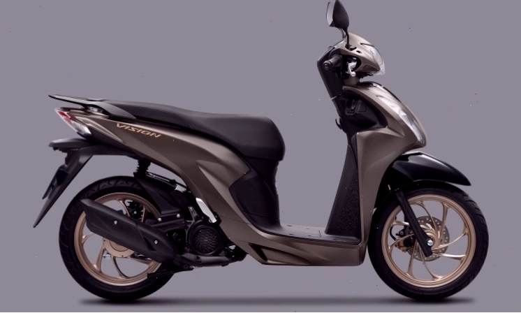 Honda Vision phiên bản màu nâu mới nhất