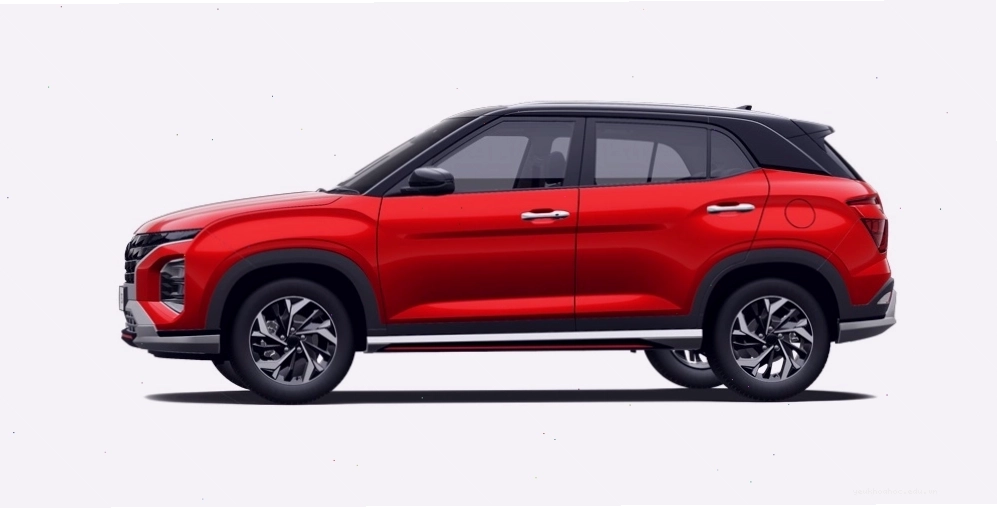 Hyundai Creta hai tông màu đỏ đen cá tính