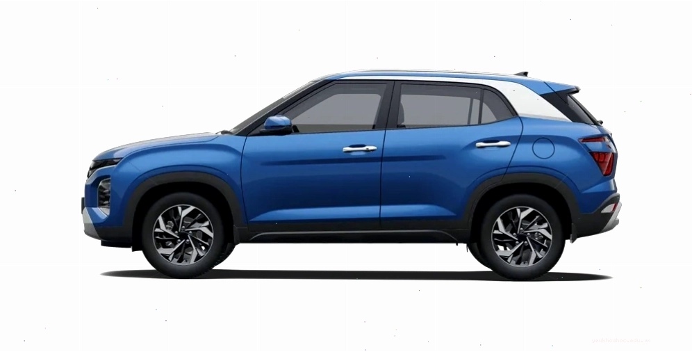 Hyundai Creta màu xanh độc đáo
