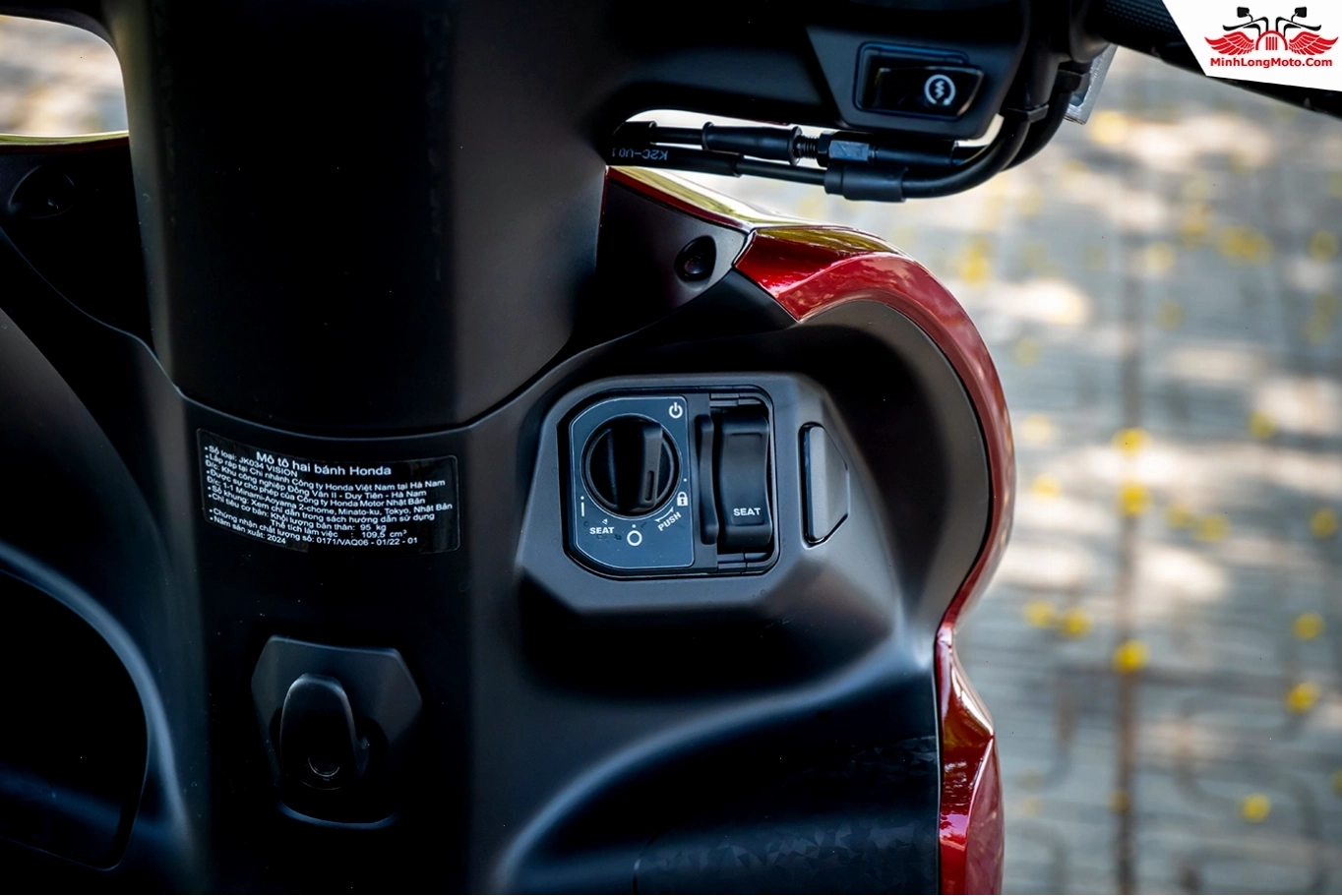 Khóa Smartkey trên Honda Vision