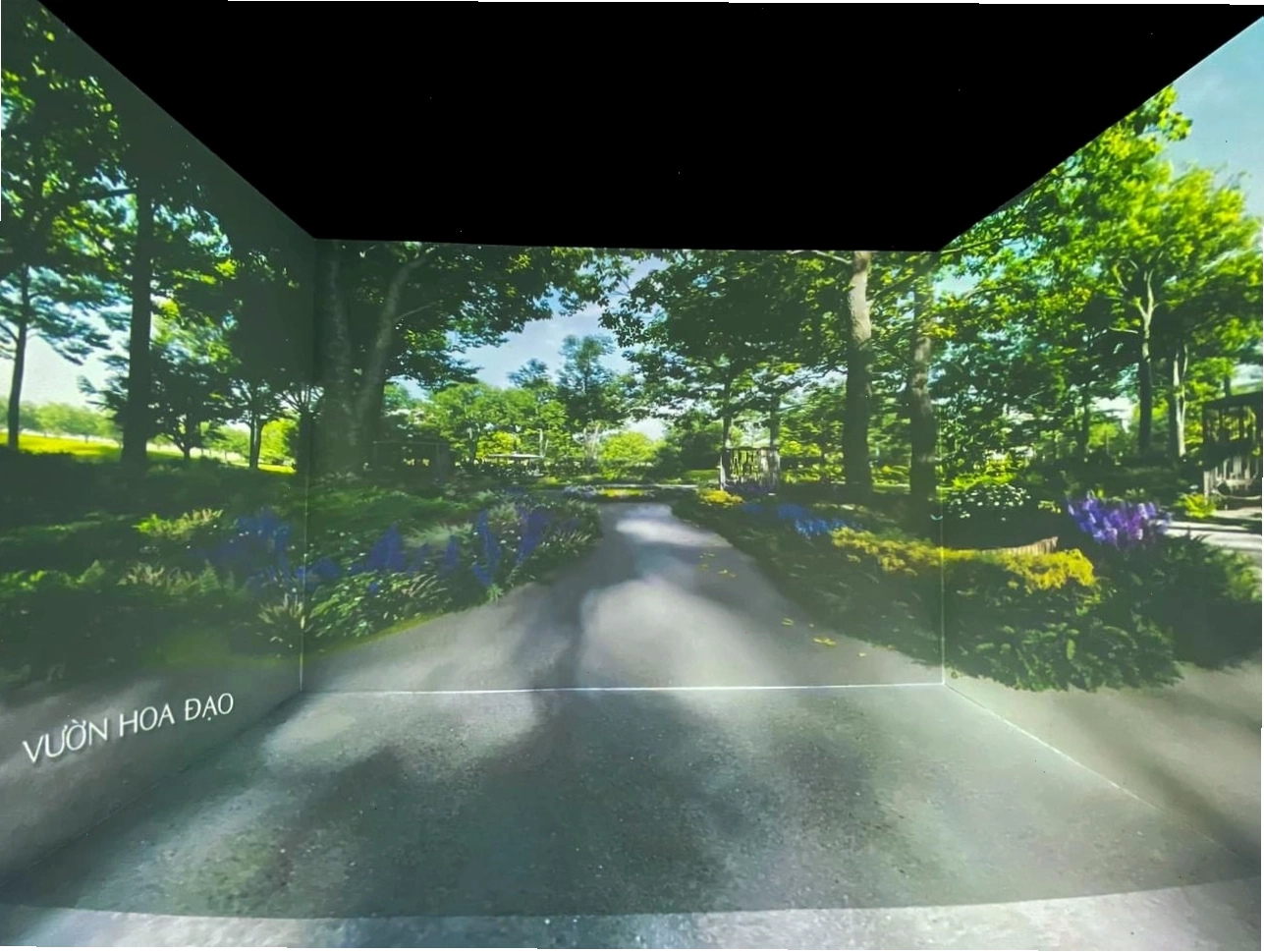 Minh họa công nghệ 3D mapping biến tòa nhà thành màn trình diễn ánh sáng