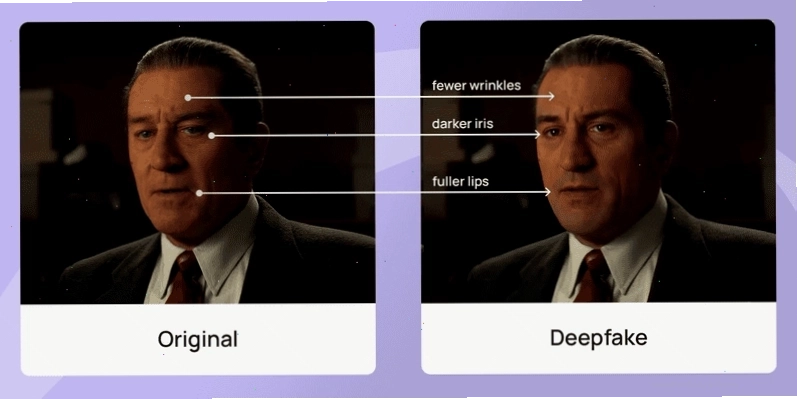 Minh họa công nghệ deepfake phân tích đặc điểm khuôn mặt