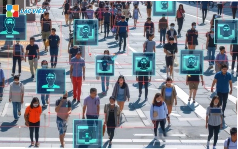 Minh họa kiến trúc mạng nơ-ron Deep Learning cho Face Recognition