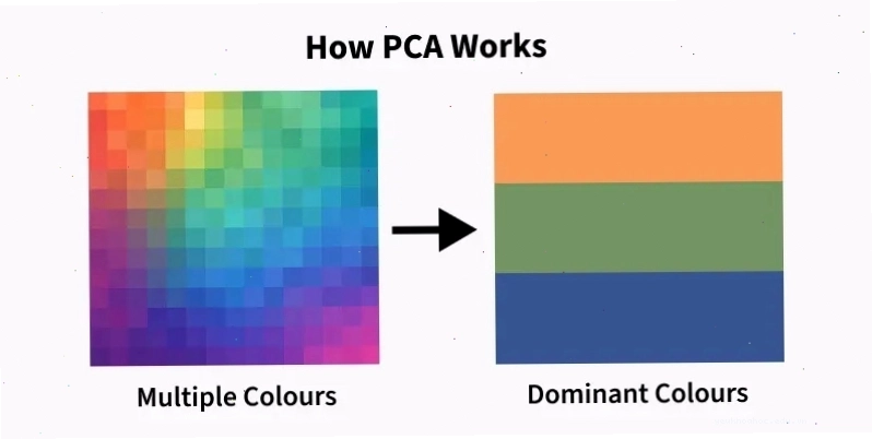 Minh họa quá trình Phân tích thành phần chính (PCA) trong khoa học dữ liệu