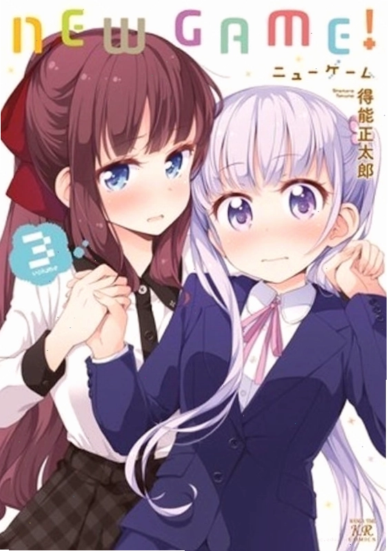 New Game! - Các nhân vật nữ làm việc trong công ty game