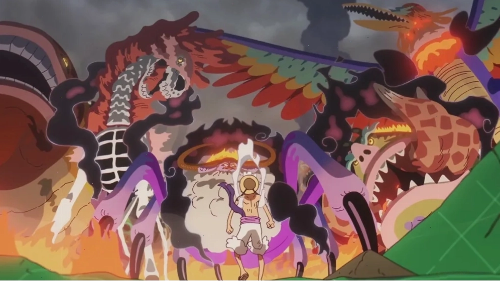 Ngũ Lão Tinh trong hình dạng biến đổi tại One Piece tập 1144