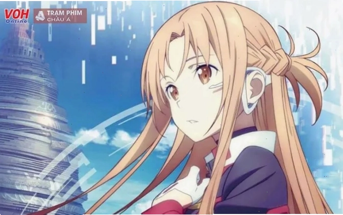 Nhân vật Yuuki Asuna trong Sword Art Online với trang phục chiến đấu
