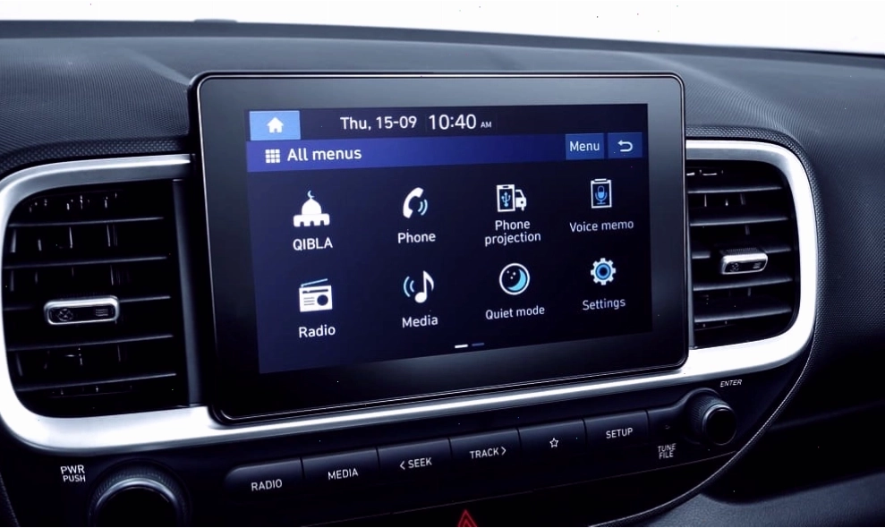 Nội thất tiện nghi và hiện đại của Hyundai Venue