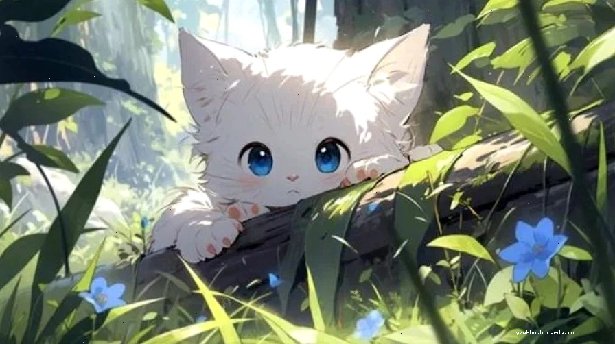 Phong cảnh Anime 3D về đêm với ánh đèn lung linh