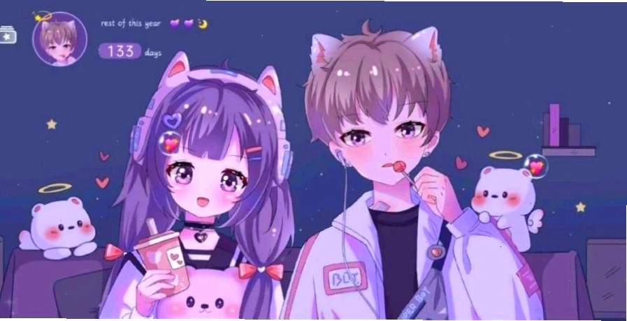Phong cảnh Anime 3D với cánh đồng hoa rực rỡ dưới nắng