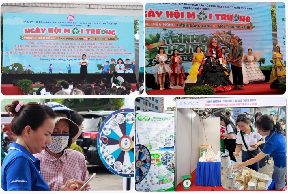 Phường Diên Hồng phát động chuỗi hành động xanh
