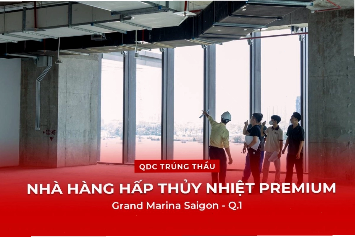 QDC trúng thầu nhà hàng hấp thủy nhiệt Bắc Kim Thang Marina