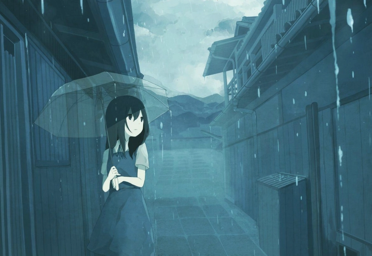 Sad Anime Wallpaper với bầu không khí u tịch
