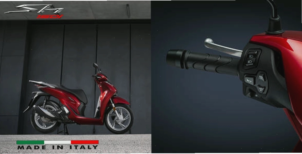 SH 150i 2025 Made in Italy với thiết kế tinh tế