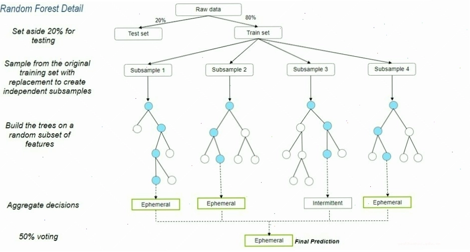 Sơ đồ cấu trúc mô hình Random Forest