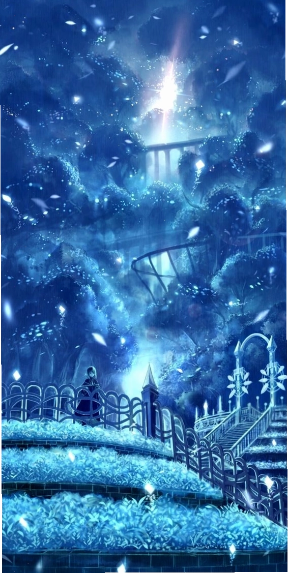 Tác phẩm nghệ thuật phong cảnh anime với chi tiết tinh xảo