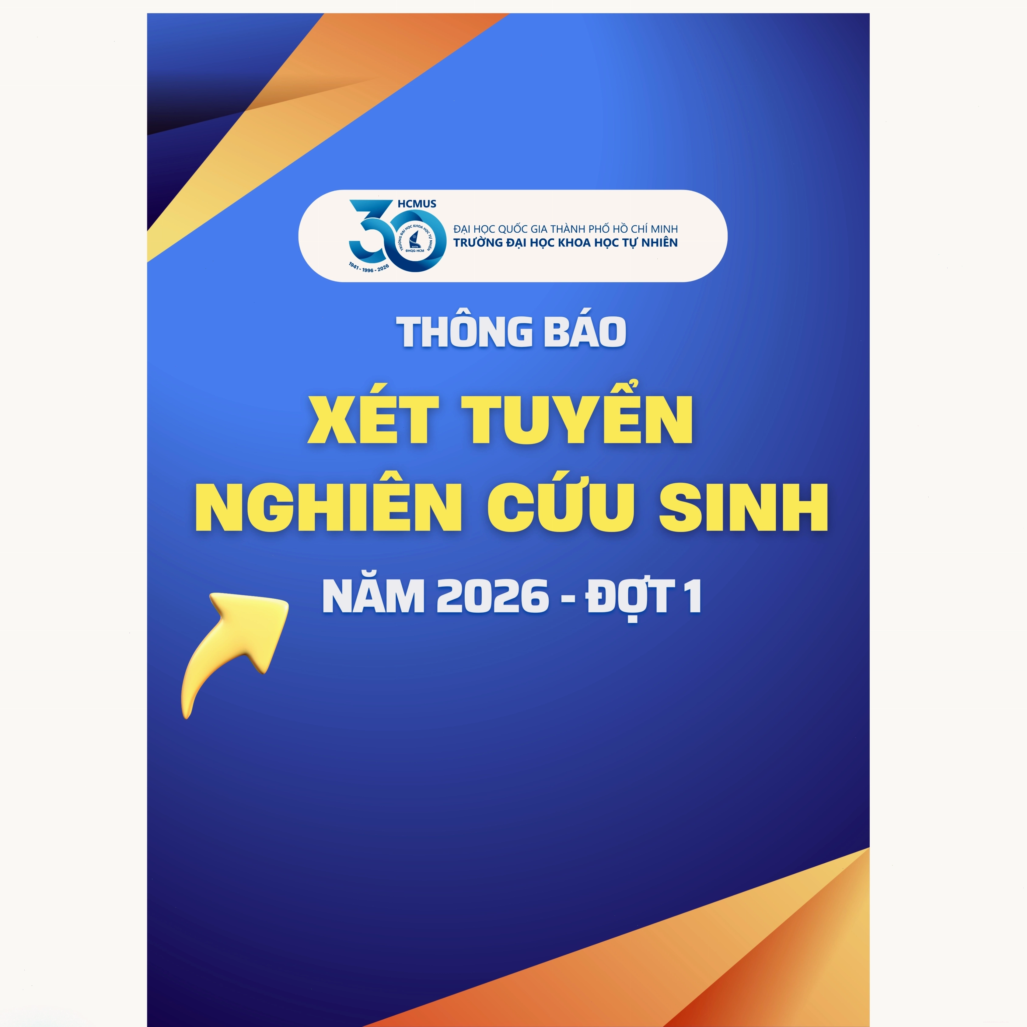 Thông báo tuyển sinh sau đại học