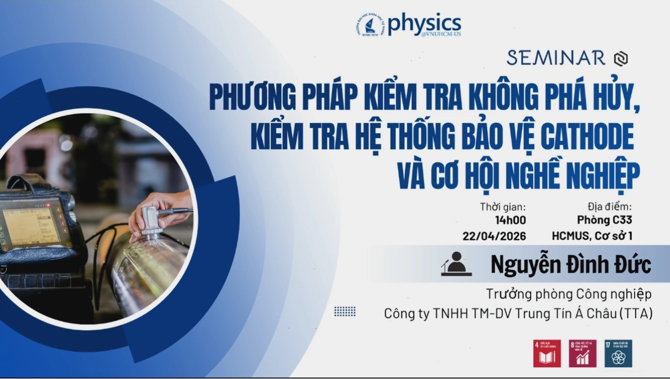 Thông báo về buổi seminar khoa học