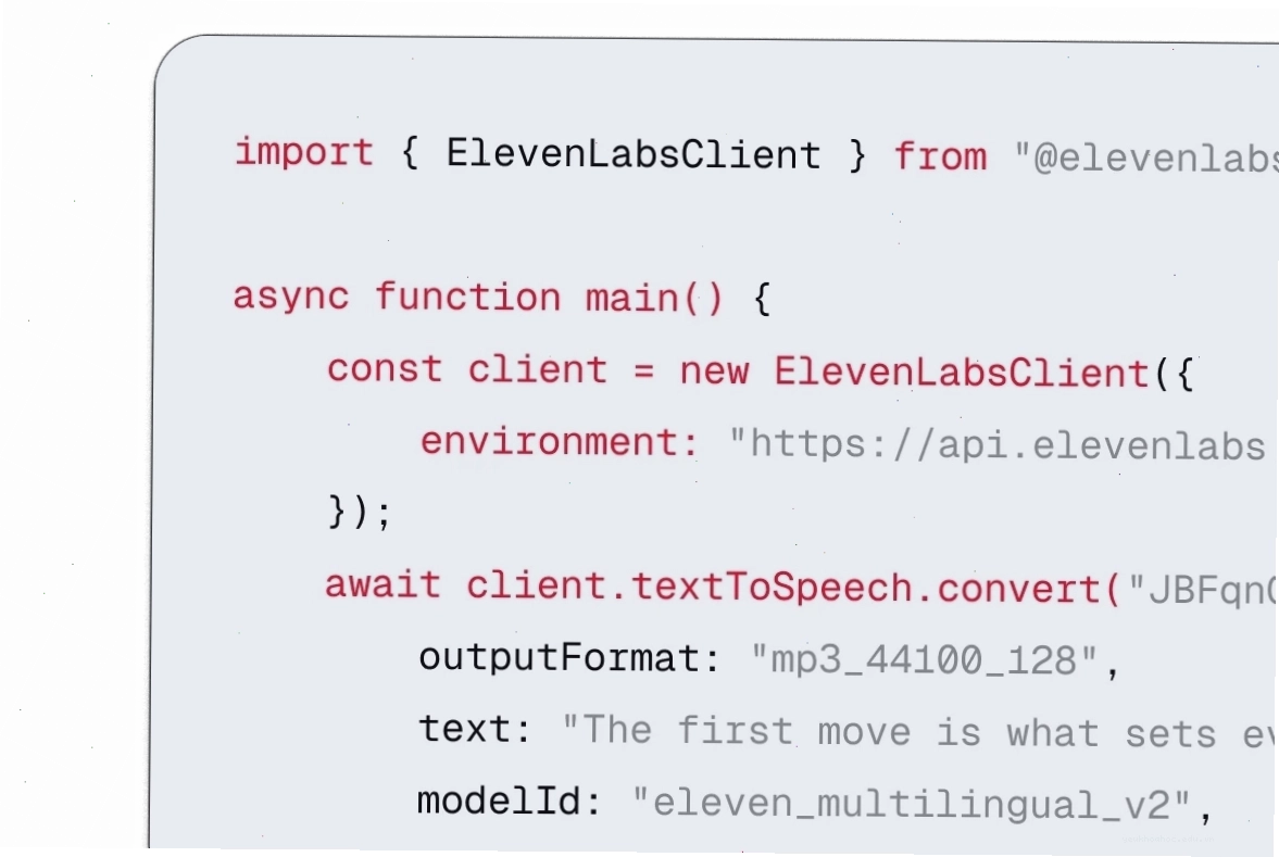 Tích hợp ElevenLabs TTS API