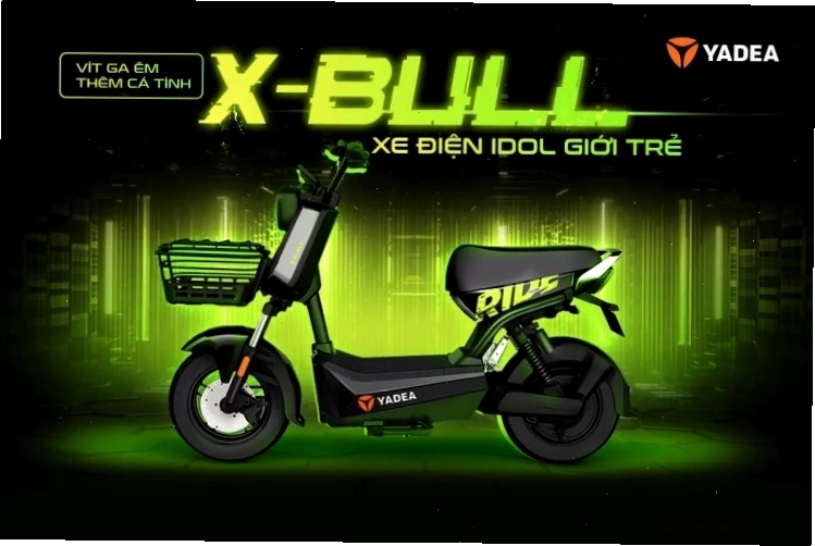 Tổng quan thiết kế xe máy điện Yadea X Bull với ngoại hình thể thao