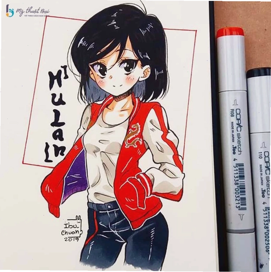 Tranh vẽ anime đẹp