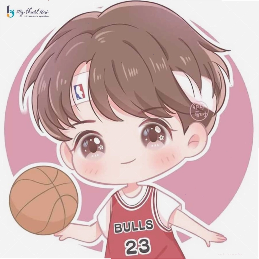 Tranh vẽ Chibi nam dễ thương