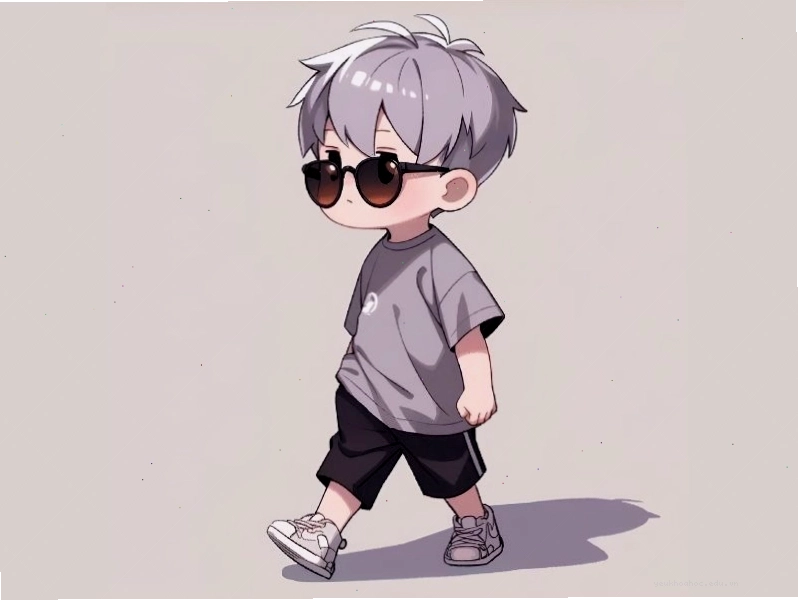 Tranh vẽ Chibi nam phong cách ngầu