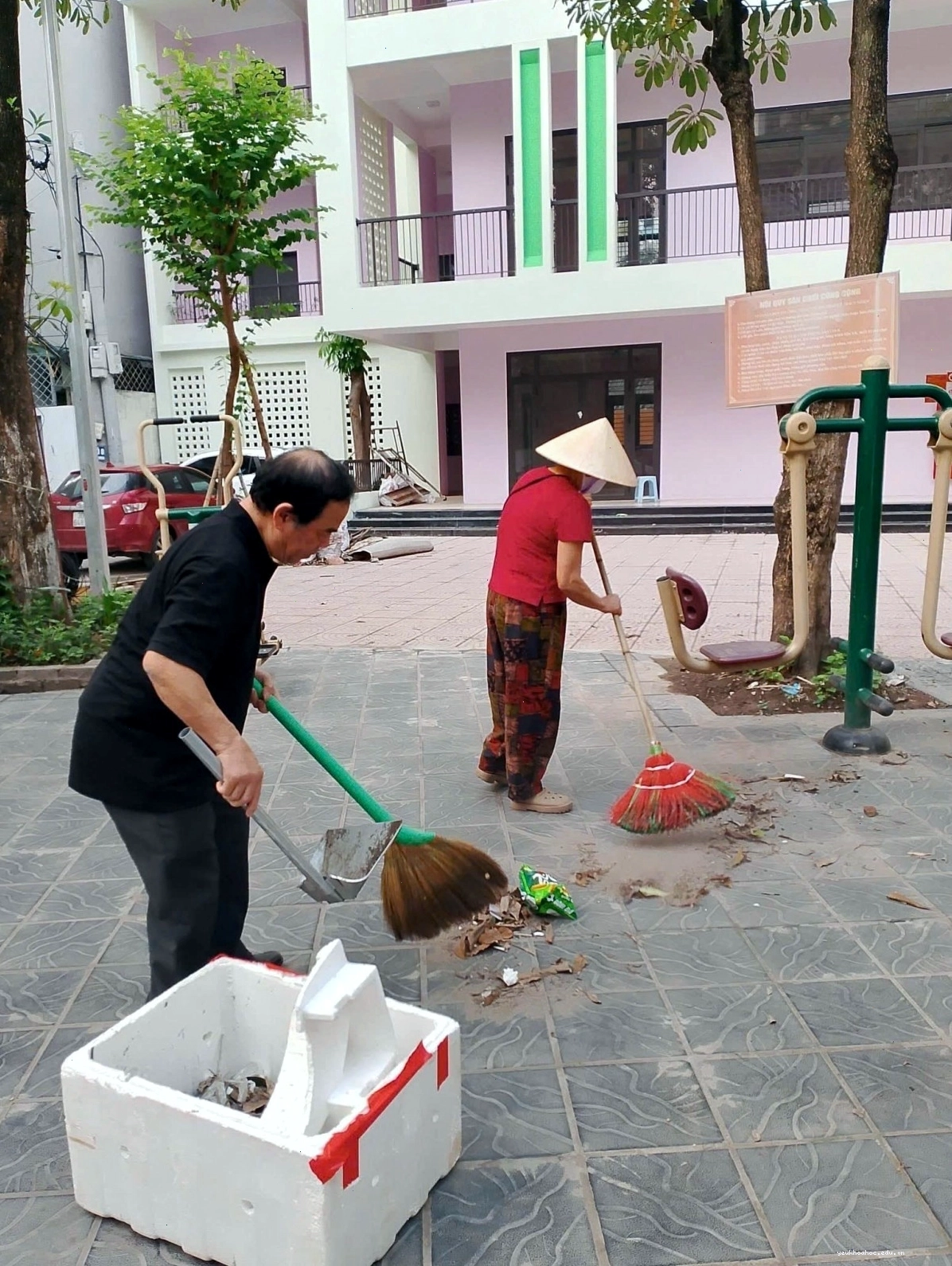 Triệu trái tim chung nhịp đập xanh, minh họa cho ý thức bảo vệ cây xanh và môi trường