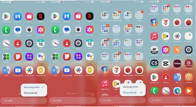 Tùy chỉnh bố cục màn hình trên One UI 7 Beta