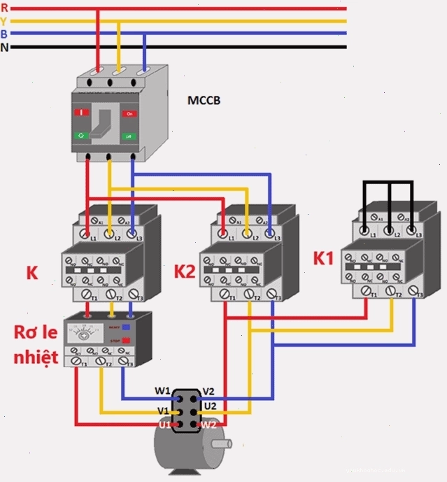 Ứng dụng mạch khởi động sao tam giác trong công nghiệp