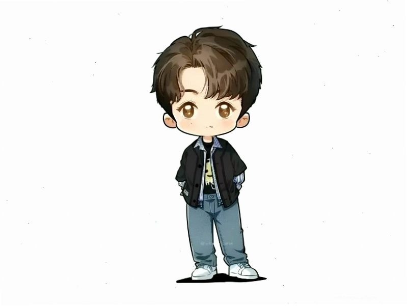 Vẽ Chibi nam lạnh lùng và bí ẩn