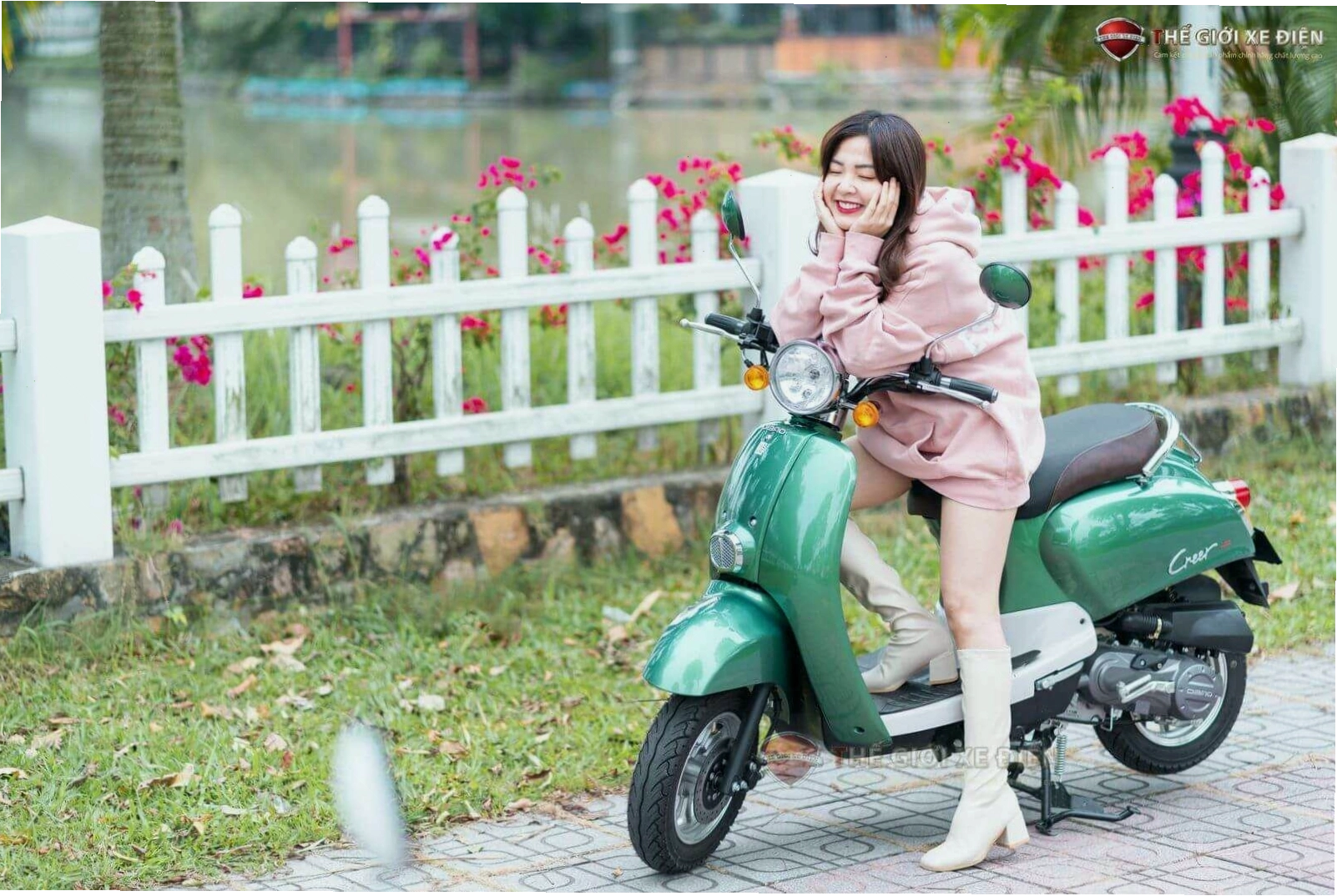 Xe Dibao Creer 50cc với thiết kế mềm mại
