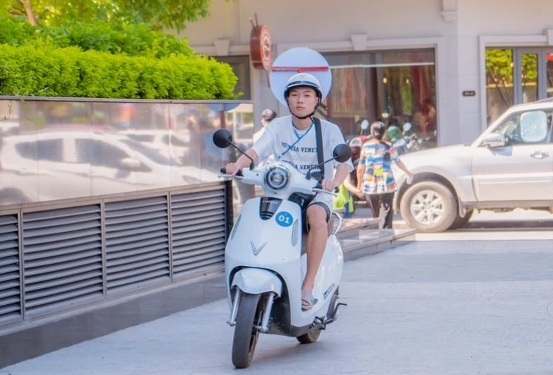 Xe điện VinFast Feliz S với thiết kế hiện đại